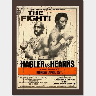 Marvin Hagler vs Hearns Posters and Art